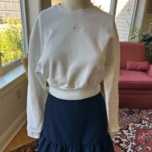 Reebok White Logo Sweatshirt